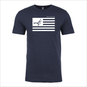 Freedom Flag Shirt (Navy) (size: XL)