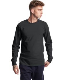 Unisex Heritage Long-Sleeve T-Shirt - BLACK - S (Color: Black, size: L)