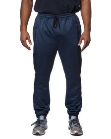 Burnside BU8801 Men's Go Anywhere Performance Jogger Pant (Color: HEATHER NAVY, size: S)