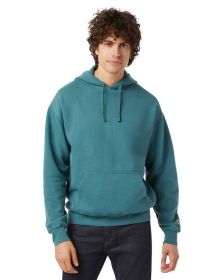 Champion CD450 Unisex Garment Dyed Hooded Sweatshirt (Color: CACTUS, size: S)